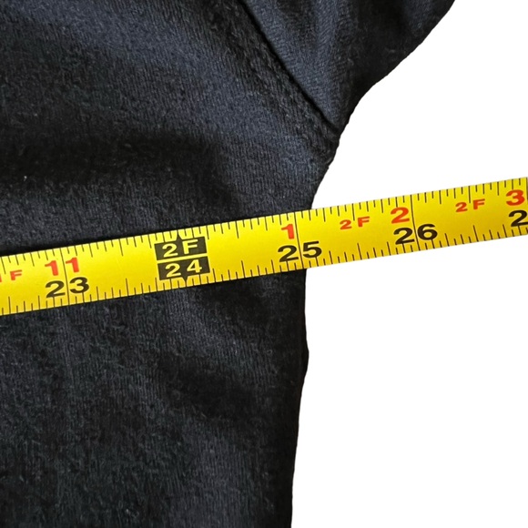 Juicy Couture Sport Black Crewneck Pullover Long Sleeve Thumb-Hole Sweatshirt L - Picture 10 of 12